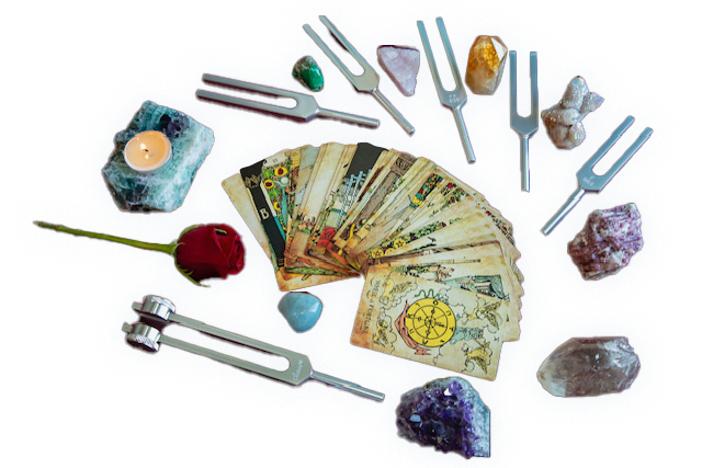 Tarot and tuning forks