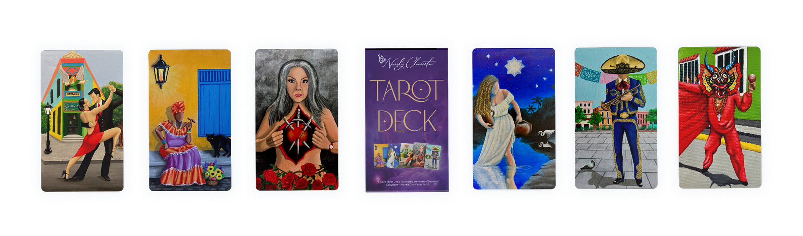 Norely tarot deck Mockup 2 outer glow